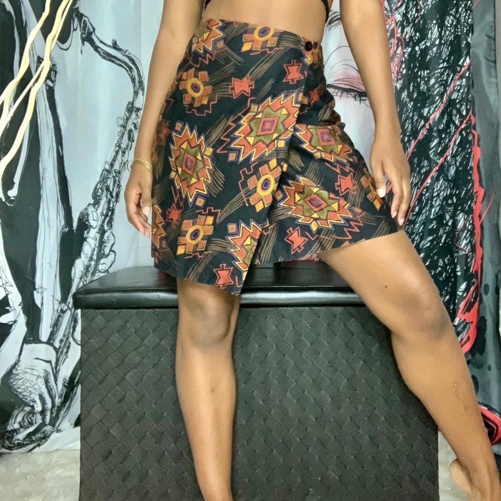 ✨3 for $35✨ African Print Wrap around skirt